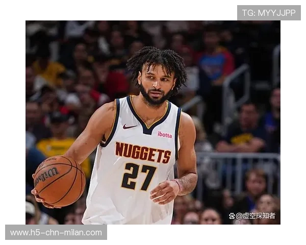 掘金贾马尔·穆雷后场追身三分，稳扎稳打